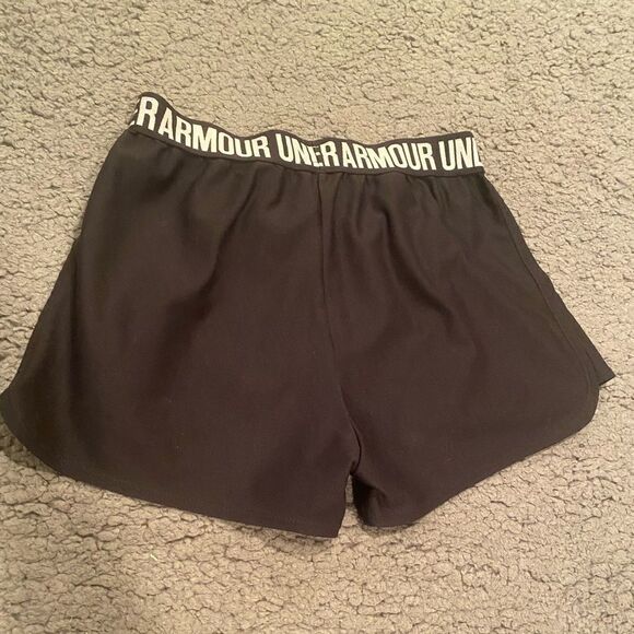 Under Armour Black Short W/Pockets Small Running - Picture 2 of 8